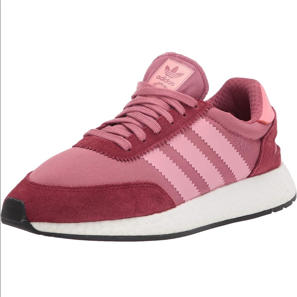 Adidas Originals Womens I-5923 Lace Up Sneakers Shoes Casual - Burgundy